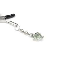 Зажими для сосків, що світяться у темряві, зелені Liebe Seele Glow-in-dark Nipple Clamps Green