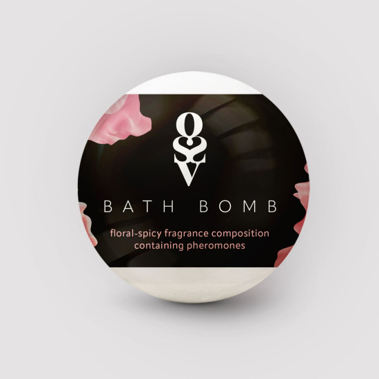 Бомбочка для ванны с феромонами, восточный пряный аромат Obsessive Bath Bomb Floral - Spicy, 100 г
