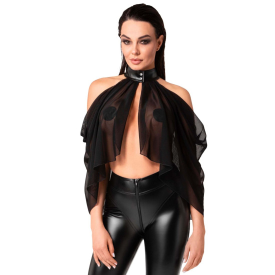 Болеро, черное Noir Handmade F349 Tulle Bolero, S