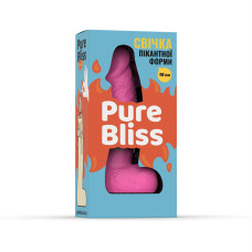 Свічка у вигляді члена, рожева Pure Bliss BIG Pink, 18 см