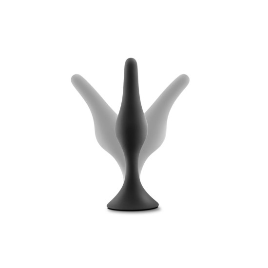 Набор анальных пробок для новичков, черный Blush Luxe Beginner Plug Kit Black