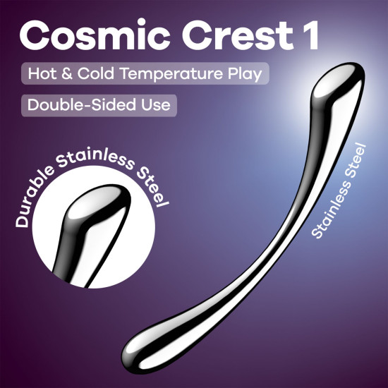 Металлический фаллоимитатор Satisfyer Cosmic Crest 1