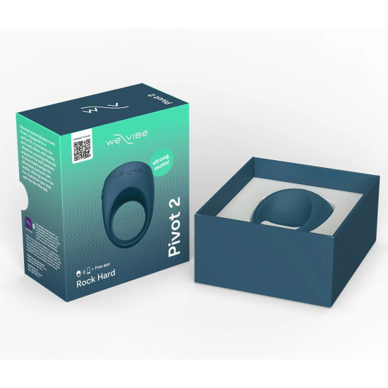 Эрекционное смарт-виброкольцо We-Vibe Pivot 2 Slate