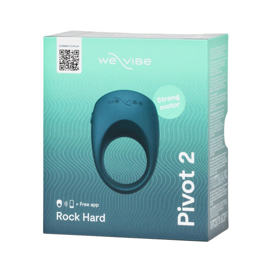 Эрекционное смарт-виброкольцо We-Vibe Pivot 2 Slate