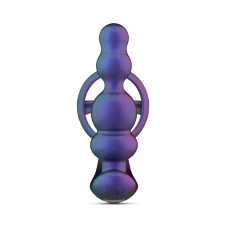 Анальний вібратор з ерекційним кільцем Hueman Stellar Force Anal Beads with Cockring