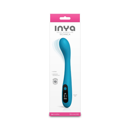 Вібратор, бірюзовий NS Novelties INYA - Technica - Teal