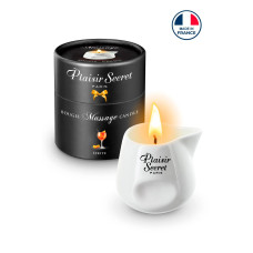 Массажная свеча в подарочной упаковке, керамическая посуда Plaisirs Secrets Spritz, 80 ml