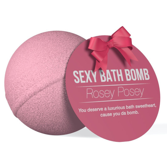 Супер-бомбочка для ванны с приятным ароматом розы Dona Bath Bomb Rosey Posey, 128 g