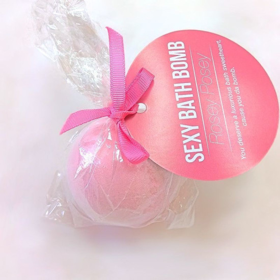 Супер-бомбочка для ванны с приятным ароматом розы Dona Bath Bomb Rosey Posey, 128 g
