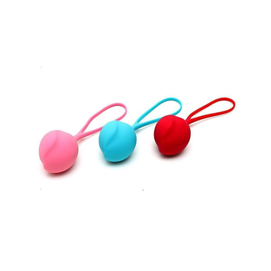 Монолитные вагинальные шарики (3 шт), диаметр 3,8 см, вес 62–82–98 г Satisfyer Strengthening Balls