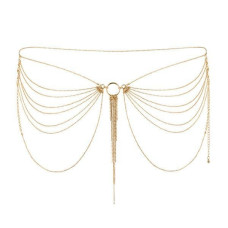 Украшение для тела - цепочка-трусики или лиф, золотая Bijoux Indiscrets Magnifique Waist Chain Gold