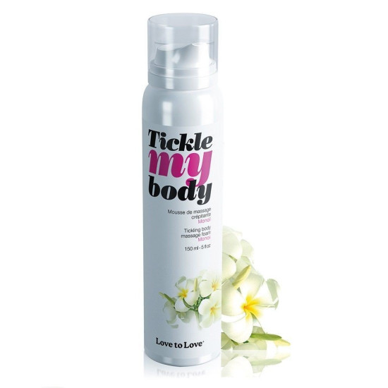 Увлажняющая массажная пена с ароматом моной Love To Love TICKLE MY BODY Monoi, 150 ml