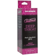 Спрей для глибокого мінету зі смаком полуниці Doc Johnson GoodHead DeepThroat Spray Sweet Strawberry, 59 ml