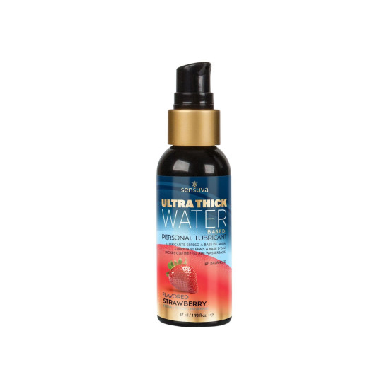 Лубрикант на водной основе со вкусом клубники Sensuva UltraThick Water-Based Strawberry, 57 ml