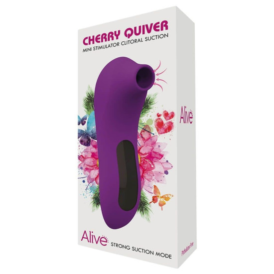 Недорогий вакуумний кліторальний стимулятор Alive Cherry Quiver