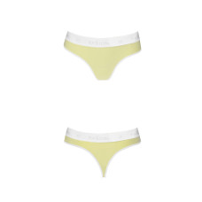 Спортивные трусики-стринги, жёлтые Passion PS007 Panties Yellow, L