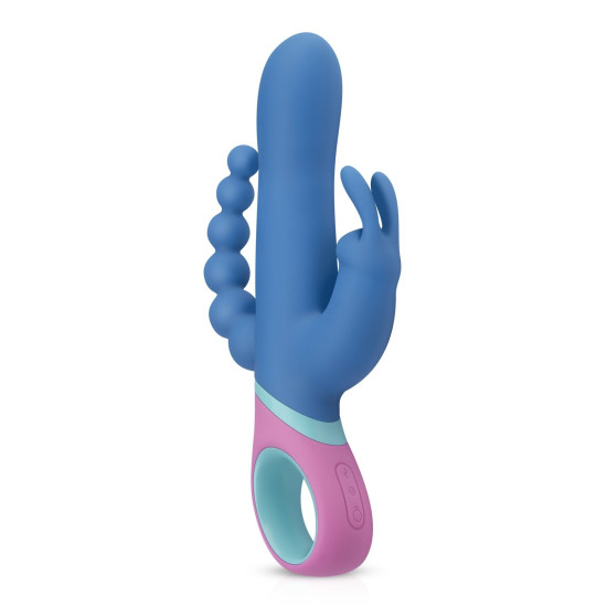 Вибратор-кролик с ротацией и анальным стимулятором PMV20 Vice Double Vibrator
