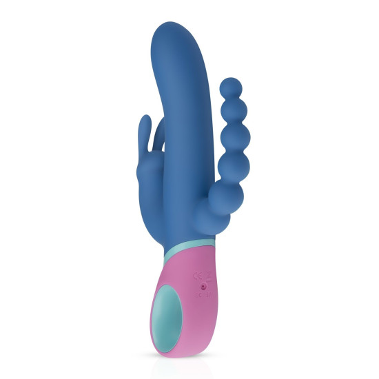 Вибратор-кролик с ротацией и анальным стимулятором PMV20 Vice Double Vibrator