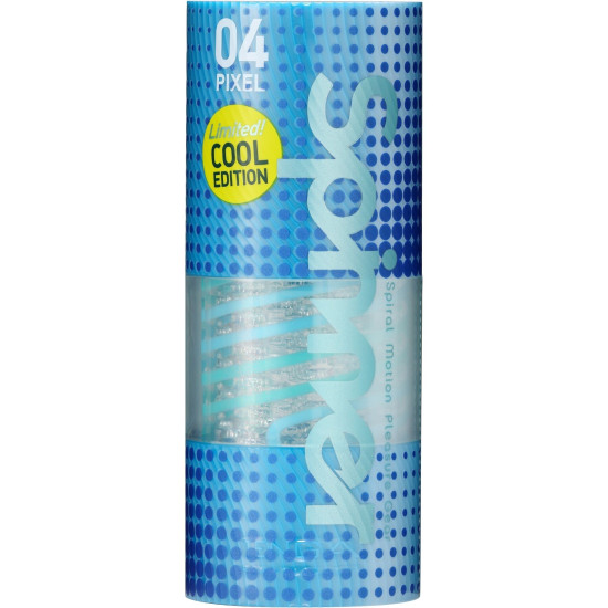 Мастурбатор с упругой стимулирующей спиралью Tenga Spinner 04 Pixel Cool Edition