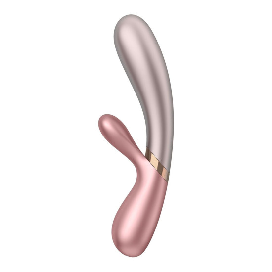 Смарт-вібратор-кролик з підігрівом, рожевий Satisfyer Hot Lover Pink