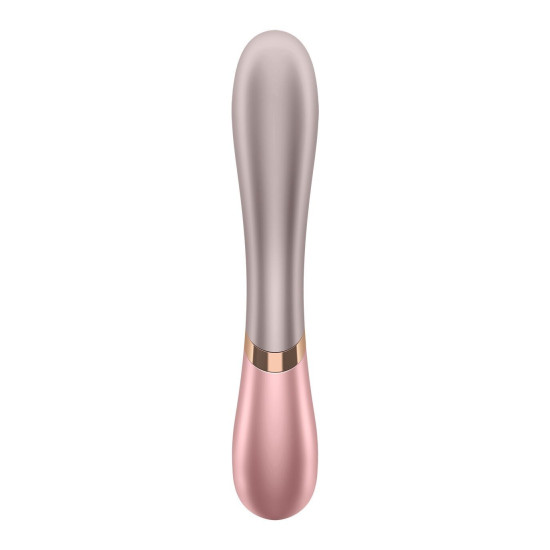 Смарт-вібратор-кролик з підігрівом, рожевий Satisfyer Hot Lover Pink