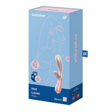 Смарт-вибратор-кролик с подогревом, розовый Satisfyer Hot Lover Pink