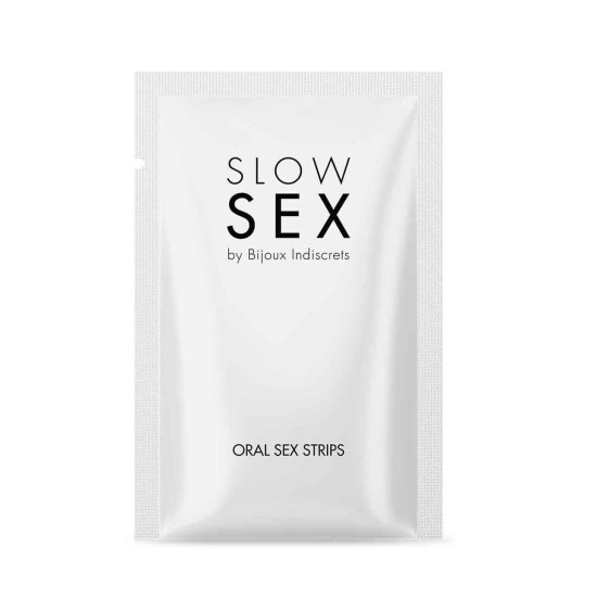Смужки (серветки) для орального сексу Bijoux Indiscrets Slow Sex Oral Sex Strips, 7 pcs