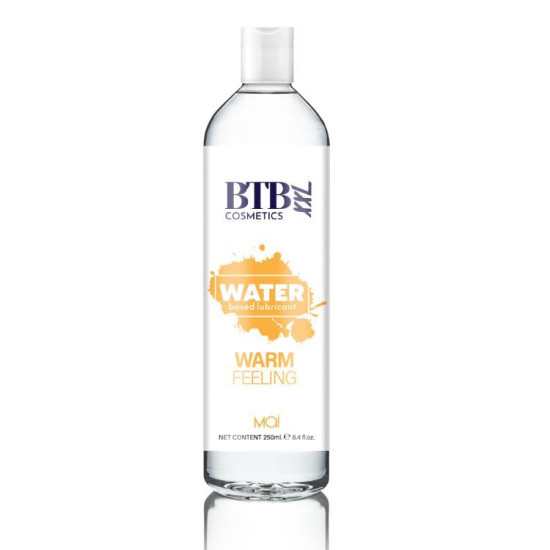 Разогревающая интимная смазка на водной основе BTB Warm Feeling, 250 ml