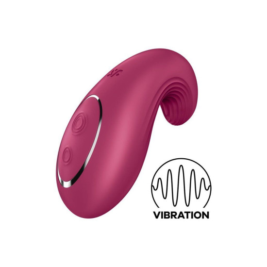 Вібратор, ягідний Satisfyer Dipping Delight Berry