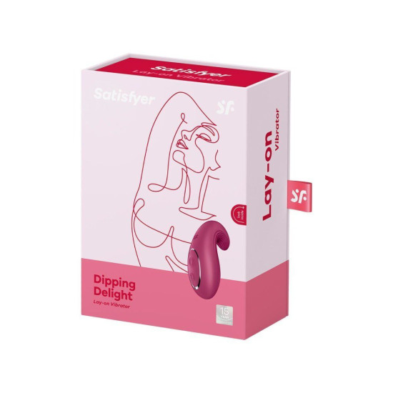 Вібратор, ягідний Satisfyer Dipping Delight Berry