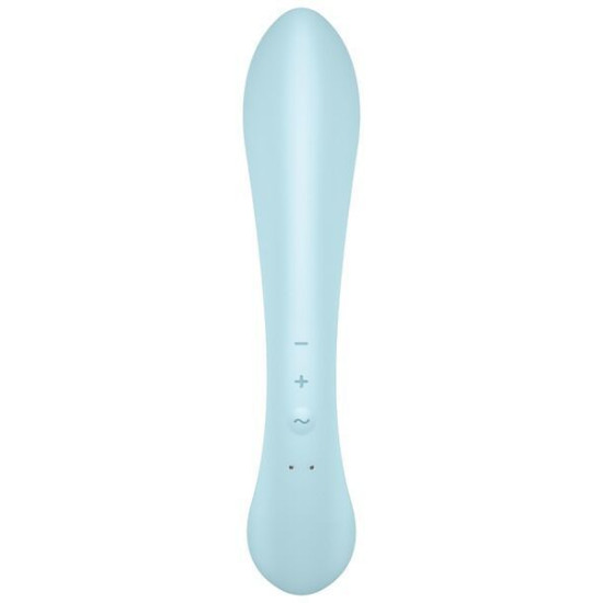 Вібратор-кролик, синій Satisfyer Triple Oh Blue