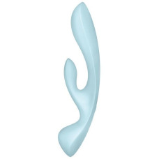 Вібратор-кролик, синій Satisfyer Triple Oh Blue