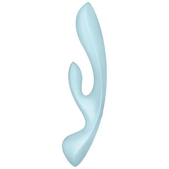 Вібратор-кролик, синій Satisfyer Triple Oh Blue
