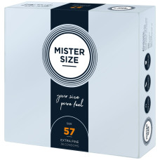 Презервативи для пеніса довжиною 11,3-12,7 см, 36 шт Mister Size - pure feel 57