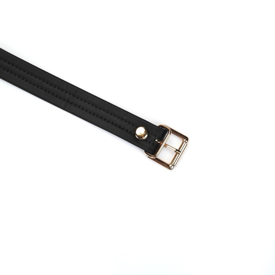 Кляп з екошкіри Liebe Seele Black Organosilicon Ball Gag