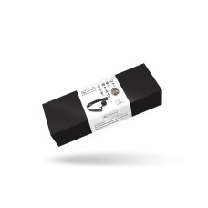 Кляп з екошкіри Liebe Seele Black Organosilicon Ball Gag