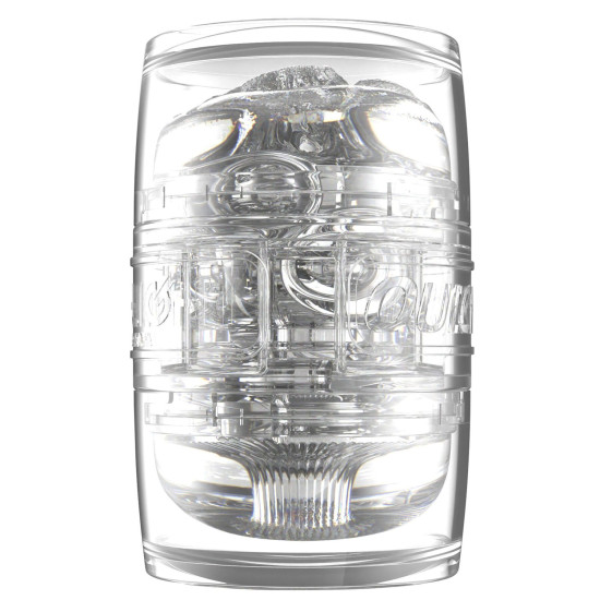 Подвійний прозорий мастурбатор (вагіна і попка) Fleshlight Quickshot Autumn Falls
