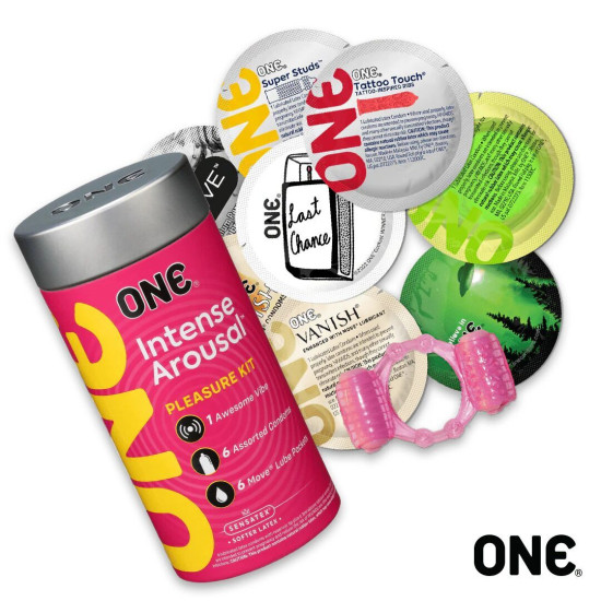 Подарочный набор презервативов ONE Intense Arousal
