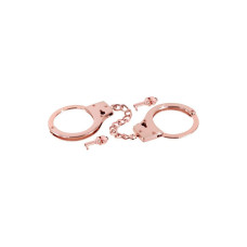 Металеві наручники для сексу, рожеві Fetish Tentation Premium Chick Wrist Cuffs in Rose-Gold Metal