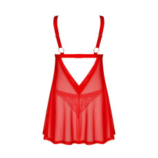 Бэби-долл с трусиками Obsessive Elianes Babydoll & Thong, M/L
