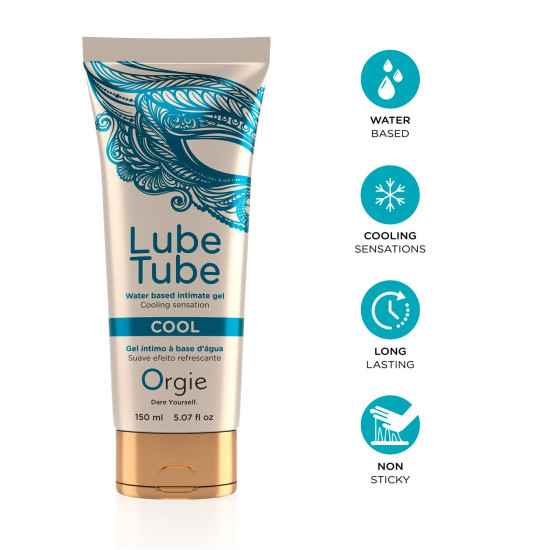 Лубрикант на водной основе с охлаждающим эффектом Orgie Lube Tube Cool, 150 ml