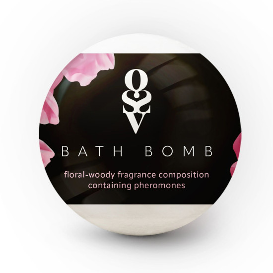 Бомбочка для ванни з феромонами, квітково-деревний аромат Obsessive Bath Bomb Floral - Woody, 100 г