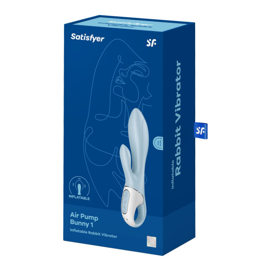 Надувний вібратор-кролик Satisfyer Air Pump Bunny 1