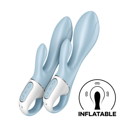Надувний вібратор-кролик Satisfyer Air Pump Bunny 1