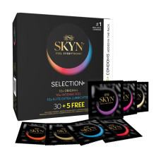 Набір презервативів із різними ефектами, мікс SKYN Selection, 35 шт