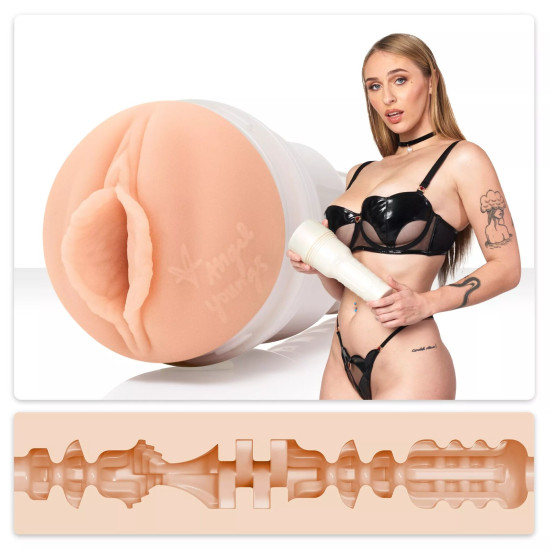 Мастурбатор из слепка вагины, очень нежный Fleshlight Girls: Angel Youngs - Sweetness