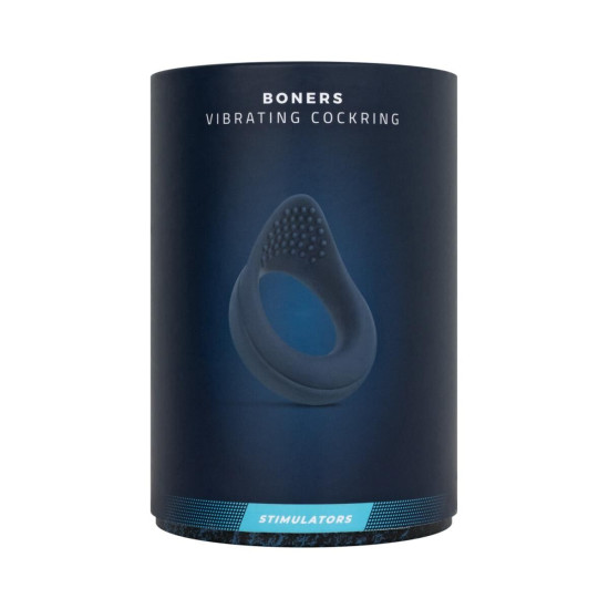 Вібруюче ерекційне кільце зі стимуляцією промежини Boners Vibrating Cock Ring With Perineum Stimulation