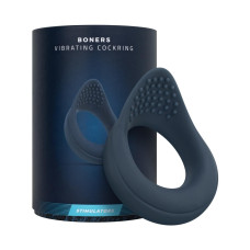 Вібруюче ерекційне кільце зі стимуляцією промежини Boners Vibrating Cock Ring With Perineum Stimulation