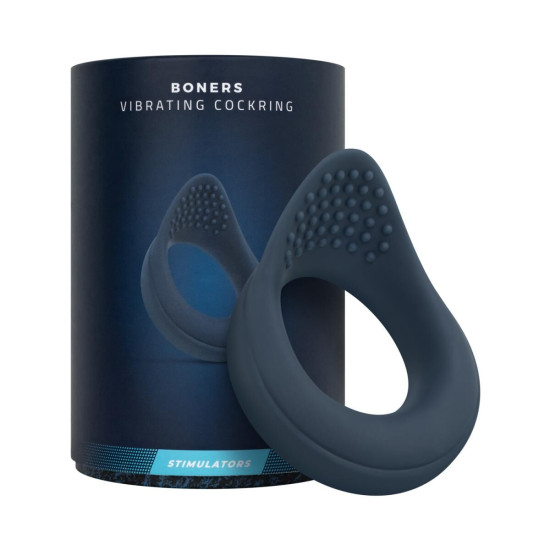 Вібруюче ерекційне кільце зі стимуляцією промежини Boners Vibrating Cock Ring With Perineum Stimulation