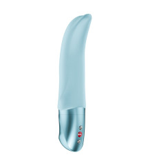 Вібратор на батарейках, 10 режимів, блакитний Fun Factory Diva Dolphin Ice Blue